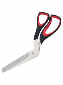 1pc Stainless Steel Pizza Cutter, Comfortable Handle, Multi-Function Kitchen Scissors - Multicolor - View 12
