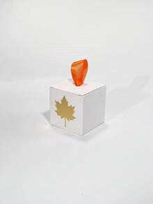10pcs Autumn Maple Leaf Gift Boxes With Rope Or Ribbon Handle, Paper Favor Boxes For Thanksgiving, Harvest Festival, Friendsgiving, Wedding, Baby Shower, Birthday Party, Small Gift Packaging, Easy To Assemble - 5.5X5.5X5.5cm - View 11