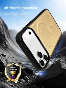 1件金色時尚手機殼，兼容Apple智慧型手機，Apple 17手機殼支持無線充電，防震防摔Apple 17 Pro Max手機殼，Apple 17e手機保護殼兼容車載支架，Apple 16手機殼，高品質3D立體無線充電手機殼，夏季拼色Android智慧型手機殼，優質皮革兼容多款手機型號，Galaxy S26 Ultra手機殼，實用輕便禮品選擇Honor手機配件 - 金色 - 查看 6