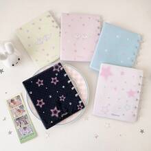 1pc Polka Dot Bow Photo Album, Japanese Style Polka Dot Angel Wings Fresh Cute Paw Print Student Storage Card Book, Back To School Season, Friends Photo Record Storage Album,Card Holder - A - View 5