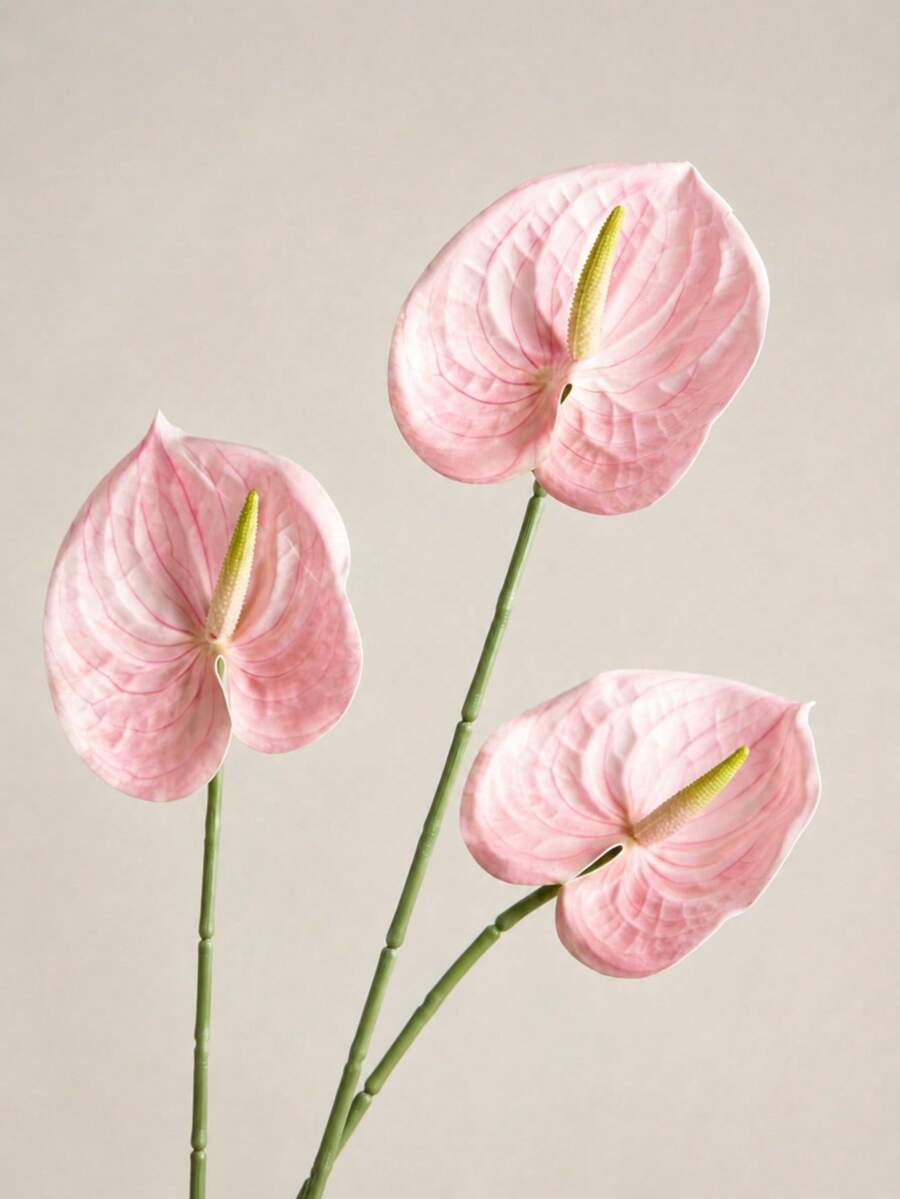 MEHELANY 8/4/1 Stück künstliche rosa Paradiesvogelblume, künstlicher Paradiesvogel, Kunststoff-Langstiel-Kunstpflanze, geeignet für Party- und Heim-Vasendekoration, Hochzeitstisch-Arrangement, Innendekoration, DIY-Blumenstrauß, Geschenk für Frauen - Hell-Pink - Übersicht 1