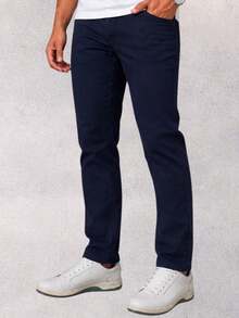 Men Jeans - 1 Pantalón Azul Carbón - Ver 4