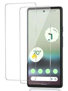 2 عبوة واقي شاشة ل- 10 Pro 10 9 Pro 9A 9 8A 8 7A 7 6A 6 من الزجاج المقوى، حواف منحنية دقيقة، متوافق مع الحافظات، خالي من الفقاعات، شفاف عالي الدقة، سهل التركيب - شفاف - مشاهدة 15