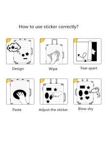 50pcs Cartoon Style Stickers For Diary, Scrapbook, Phone Case, Laptop, Water Cup Decoration - Multicolor - View 7