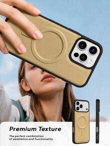 1件金色時尚手機殼，兼容Apple智慧型手機，Apple 17手機殼支持無線充電，防震防摔Apple 17 Pro Max手機殼，Apple 17e手機保護殼兼容車載支架，Apple 16手機殼，高品質3D立體無線充電手機殼，夏季拼色Android智慧型手機殼，優質皮革兼容多款手機型號，Galaxy S26 Ultra手機殼，實用輕便禮品選擇Honor手機配件 - 金色 - 查看 3