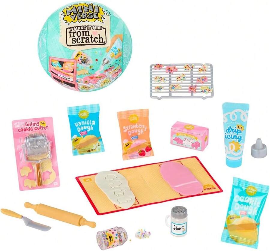 MGA Entertainment MGA's Miniverse Make It Mini From Scratch Series 3 DIY Replica Food Kit, Aneka Warna, Usia 8+, Kemasan Acak - MultiWarna - View 1