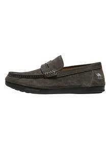 CAMEL CROWN Men's Business Casual Leather Shoes, Soft-Soled, Non-Slip, Comfortable, Breathable, And Suitable For Formal Wear. - Ash - View 2