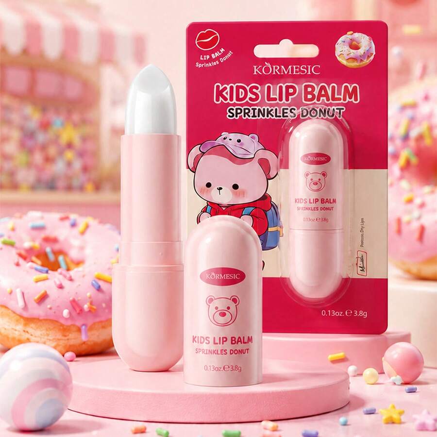 Baby & Kids Lip Care - KORMESIC Children's Lip Balm - Candy Donut 3.8g - View 1