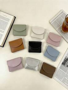 Soft PU Leather Ultra-Thin Portable Card Holder, Multi-Function ID And Credit Card Sleeve, Suitable For Daily Commute, Travel And Birthday Gift - Multicolor - View 1