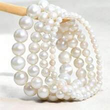 4PCS Boho Faux Pearls Bracelets Set For Women For Halloween Prom Party Christmas Gift - 4PCS - View 3