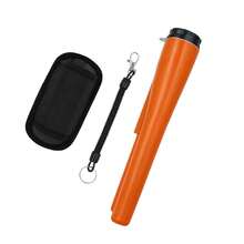 Portable Metal Detector Pinpointer With LED Light, With Anti-Lost Lanyard , Waterproof Metal Locator, Sound Vibration Dual Alert, Ideal Christmas Gift For Outdoor Prospecting(Excluding Battery) - Orange - View 5