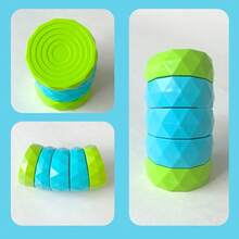 Creative Fingertip Twist Magic Tower Stress Relief Toy, Colorful Stackable Gyro, Interactive Sensory Decompression Toy - Multicolor - View 6