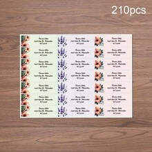 Personalized Floral Theme Address Labels - Customizable Return Address Stickers, Suitable For Letters, Cards And Gift Packages - Perfect For Home Office, Celebrations And Daily Mail - Waterproof And Easy To Apply Customized Labels - Elegant Floral Design Adds A Stylish Touch To Your Mail - Ideal For Weddings, Parties And Special Occasions - High Quality And Durable Address Labels, Meet All Your Mailing Needs, Holiday Calendar - Style D - View 28