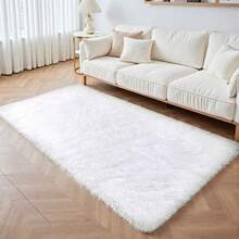 EDIMENS Runner Rug Hallway 300cm Long, Non Slip Runner For Hallway Black, Washable Bathroom Runner Rug For Kitchen, Fluffy Area Rugs For Hallway, Living Room, Bedroom, Bathroom, Bedside Rug - White - View 3