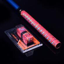 1pc Badminton Racket Anti-Slip Grip Tape, Fishing Rod Anti-Slip Grip Tape, Durable Printed Sweat-Absorbent Tape Suitable For Baseball/Softball/Cricket Bat/Golf/Bicycle Handle, Multi-Functional Tape, Sweat-Absorbent Tape With Extended Spine Grip Wrap Tape For Fishing Rod, High-Value Sweat-Absorbent Tape, Multi-Functional Sports Handle Wrap Tape - Multicolor - View 12