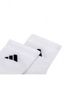 Adidas Kaos Kaki Pria dan Wanita Panjang Sedang SPW CREW 3PP Kaos Kaki Olahraga Harian Lembut untuk Perjalanan Kasual JC9273 - Putih/Hitam - View 5