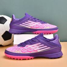 Studded Football Shoes, Suitable For Adults And Youth (Men And Women), Suitable For Outdoor Training And Matches On Natural Grass - Mauve Purple - View 7