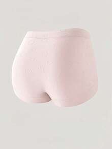 5pcs/Pack Cloud Jacquard Pure Cotton Triangle Panties For Women, Breathable Mid-Waist Skin-Friendly Women's Triangle Shorts - Multicolor - View 9