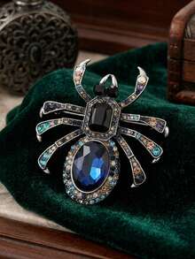 Halloween Rhinestone Spider Brooches - Insect Pins For Women Unisex Casual Party Accessories / Friends Gifts Badges Decoration - Spider - View 26