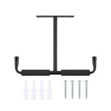Black/Silver 1/2/4pcs Heavy-Duty Ceiling Storage Rack For Garage, Holds Hoses & Folding Chairs - Black - View 1