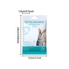 50pcs Gentle Hypoallergenic Pet Eye Cleaning Wipes, Pet Finger-Style Tooth Cleaning Wipes, Soft Texture, Convenient To Use, Specially Developed For Cats And Dogs; Fresh Breath, Remove Food Residue, Gentle And Non-Irritating, Suitable For Daily Ear And Tooth Care For Pet Cats And Dogs. - View 11