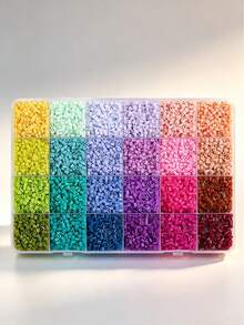 Set Manik-Manik Leleh, 24 Warna Manik-Manik, Cocok untuk Proyek Kerajinan Tangan DIY, Bahan Kerajinan, Manik-Manik Api, Puzzle, Gantungan Kunci, Liontin, Cocok untuk Para Penggemar, Dapat Membuat Berbagai Pola, Hadiah Ulang Tahun, Wisuda, Hari Valentine, Pesta, Hadiah Buatan Tangan untuk Keluarga, Teman, Teman Sekelas - Set Manik-Manik Perler Aneka Warna - View 7