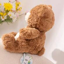1 pieza Muñeco de peluche de oso teddy lindo, muñeco de peluche de anime de dibujos animados sentado, cojín de peluche, adecuado para decoración del sofá del hogar, regalo de cumpleaños o Navidad, adecuado para amigos, familia y amantes de los osos, se puede usar para recuerdos de fiesta, decoración y uso diario - Multicolor - Ver 7
