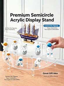 Acrylic Display Stand, Transparent Cosmetic Lipstick Display Rack - Vanity Acrylic Perfume/Lipstick Storage Rack - Luxury Multi-Functional Holder | Transparent Visual Lipstick Display Rack Visual Makeup Storage Rack | Suitable For Home/Office/Vanity Table/Vanity Cabinet Display,Makeup Organizer,Room Decor - View 8