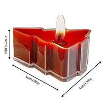 Christmas Tree Tealight Handwork Scented Candles Tree Shaped Candles Christmas Tree Candles For Christmas Home Decoration - Red - View 2