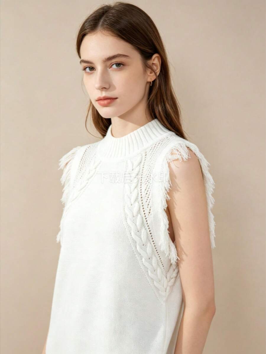 Women's Minimalist Backless Spaghetti Strap Dress Casual Summer Sexy Sleeveless Slim Fit Flowy Midi Dresses For Party And Vacation - 白色 - 查看 1