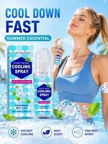 JAYSUING 100ml/2pcs Cooling Body Spray, Portable Outdoor Cooling Mist For Summer, Refreshing And Soothing, Non-Sticky - Multi Scents - View 6