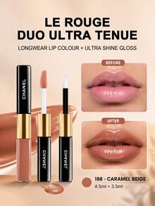 CHANEL 香奈兒 LE ROUGE DUO ULTRA TENUE 長效持久唇彩 -188 焦糖米色 -4.5ml-0.15FL.OZ. -3.5ml-0.11FL.OZ. - Colour -188 CARAMEL BEIGE -4.5ml-0.15FL.OZ. -3.5ml-0.11FL.OZ. - 查看 1
