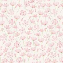 GaliGali Papel pintado para despegar y pegar, papel tapiz floral, papel tapiz autoadhesivo de flores de verano rosa, papel de contacto extraíble para gabinetes de dormitorio, decoración de baño - Rosa/Beige/Verde - Ver 2