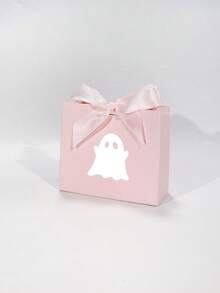 10pcs Halloween Ghost Gift Boxes With Satin Ribbon, Mini Paper Favor Boxes For Halloween Party Favors, Cute Ghost Gift Packaging For Small Gifts, Jewelry, Classroom Exchange, Haunted House Decorations, Easy To Assemble - 11.5X4.5X10cm - View 15