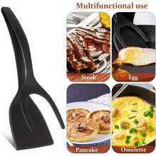 STANIEY 1pc Stainless Steel Fish Fryer Tongs Food Clip Fish Clip Non-Stick Clip Steak Spatula Kitchen Tool, Suitable For Restaurant Kitchen - View 7