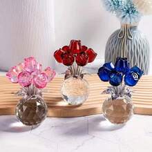 2D 壓克力創意花朵玫瑰桌面裝飾品，適合送給朋友與老師的節日禮物 - 1PC - 查看 1