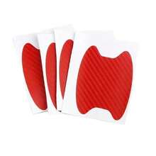 4pcs/Set Car Door Handle Carbon Fiber Anti-Scratch Protective Film, Car Door Handle Protector, Exterior Car Decor Accessories - A - View 12