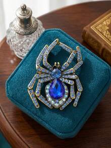 Halloween Rhinestone Spider Brooches - Insect Pins For Women Unisex Casual Party Accessories / Friends Gifts Badges Decoration - Spider - View 22