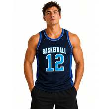 Men's Sports Tank Top For Sports Activities And Casual Use - Marinho Basketball - View 3