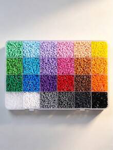 Set Manik-Manik Leleh, 24 Warna Manik-Manik, Cocok untuk Proyek Kerajinan Tangan DIY, Bahan Kerajinan, Manik-Manik Api, Puzzle, Gantungan Kunci, Liontin, Cocok untuk Para Penggemar, Dapat Membuat Berbagai Pola, Hadiah Ulang Tahun, Wisuda, Hari Valentine, Pesta, Hadiah Buatan Tangan untuk Keluarga, Teman, Teman Sekelas - Set Manik-Manik Perler Aneka Warna - View 6