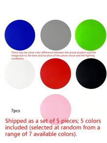 5pcs Silicone Non-Slip Bottle Opener Pads, Solid Color Easy Grip Kitchen Gadget, Silicone Bottle Pads For Women - Multicolor - View 11