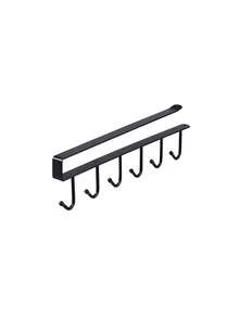10/1pc Hat Rack, Belt Rack, Wardrobe Organizer Rack With 6 Hat Hooks, Easy Installation No Drilling Required, Suitable For Storing Towels, Hats, Bags, Scarves And Other Home Accessories, Bedroom Supplies - Multicolor - View 14