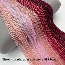 2mm Random Color 680pcs/Set Charming Electroplated Crystal Beads, Spindle Glass Beads DIY Jewelry Beading Accessories, Wheel Crystal Loose Beads, Hanging Rope Accessories, Suitable For Men And Women As Daily Or Holiday Gifts. - Multicolor - View 13