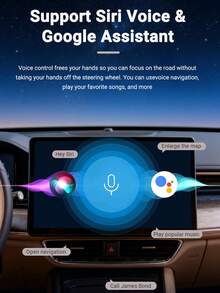 XUDA 2026 新款 2-in-1 無線車用智能盒，CarPlay 與 Android Auto Mini 轉接器，Carplay 轉換器，快速自動連接，無延遲，小巧優雅智能盒，有線轉無線，時尚便攜，附 USB/USB-C 接口 - D - 查看 6