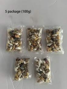 1000g/500g Natural Shells And Conch Decor, Mixed Natural Shells, Starfish And Scallops, Multiple Sizes, Beach Theme Party, DIY Crafts, Aquarium Decoration, Home Decor, Wedding Decor (Small), Wedding Decor, Random Sizes - Set - View 9