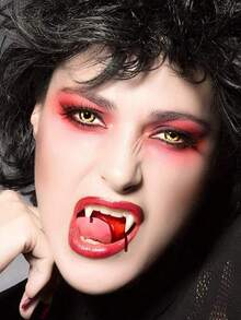 THATBOY 2pcs/Set Vampire Fangs Wolf Teeth Cosplay Prop Decoration Halloween Party Costume Accessory - Multicolor - View 10