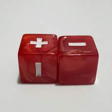 6pcs/Set 6-Sided Acrylic Right-Angle Dice With Symbol Pattern - Perfect For Dice Games, Suitable For Board Games, Game Nights, Etc., Multiple Colors Available - Multicolor - View 14