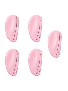 Rasoir Baleine Pliable, Compact et Portable, Convient aux Débutants, Avec Garde de Protection, Lame en Acier Inoxydable, Rasoir pour la Taille des Sourcils et l'Épilation - Multicolore - Voir 10