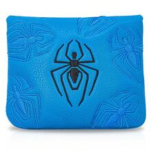 1pc Spider Embroidery Golf Club Head Cover, PU Material With Soft Lining, Suitable For Hammer Putter, Fashionable Wear-Resistant Neutral Golf Accessory, All-Around Protection For Golf Club - Multicolor - View 9