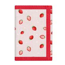 Cute Strawberry Wallet, Daily Use Coin Purse With Keychain, Tri-Fold Design With Multiple Pockets And Card Slots, Girls & Teens Wallet, Pink Color - Multicolor - View 7
